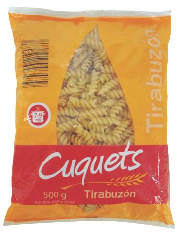 Fideos Tirabuzón Cuquets 500 Gr.