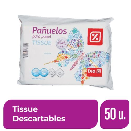 Pañuelos Descartables DIA Flow Pack 50 Ud.