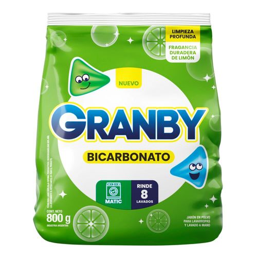 Jabon En Polvo Limon Granby 800 Ml.