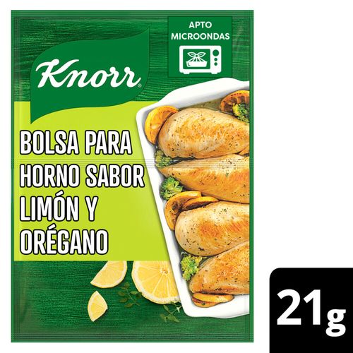 Condimento Sabor al Horno Knorr Limón y Orégano 21 Gr.