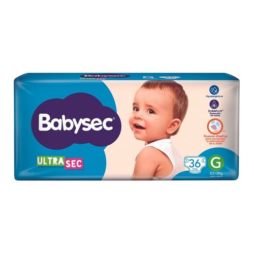 Pañales Ultrasec G Babysec 36 Ud.