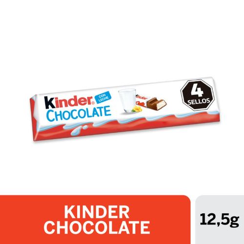 Barra de Chocolate con Leche Kinder 12,5 Gr.