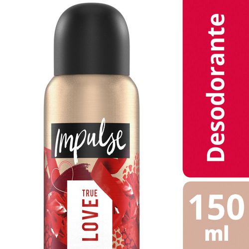 Desodorante en Aerosol True Love Impulse 150 Ml.