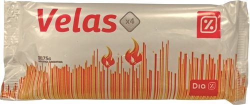 Vela Común Dia 75 Gr. 4 Ud.