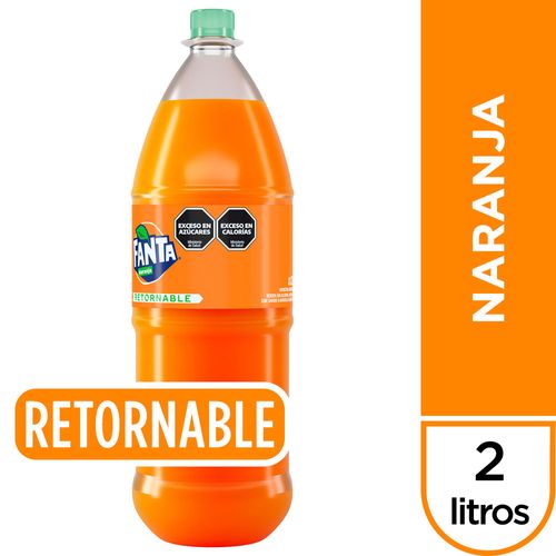 Gaseosa Fanta Naranja Botella Retornable 2 Lt