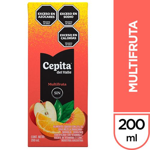 Jugo Cepita Del Valle Multifruta 200 Ml.