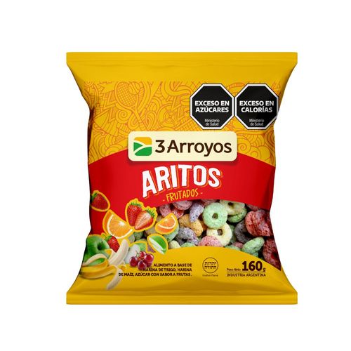 Aritos Frutados 3 Arroyos 160 Gr