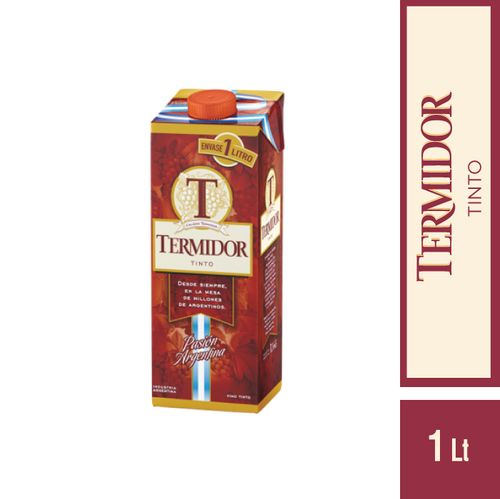 Vino Tinto Termidor Tradición brik 1 Lt.