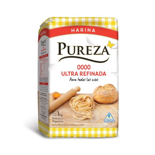 Harina 0000 Pureza Ultra Refinada 1 Kg.