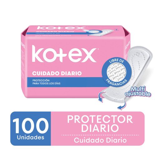 Protector Diario Kotex Cuidado Diario 100 Un