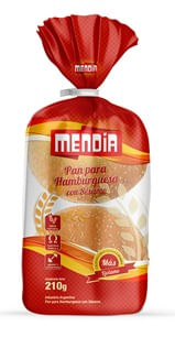 Pan de Hamburguesa Mendia 210 Gr.