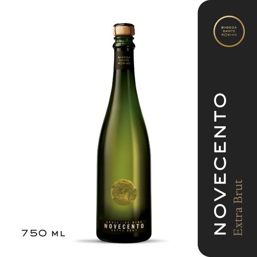 Vino Novecento Extra Brut Botella 750 ml.