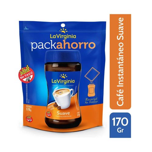 Cafe Instantaneo Suave La Virginia 170 Gr.