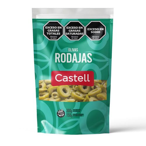 Aceituna Verde En Rodajas Castell 150 Gr