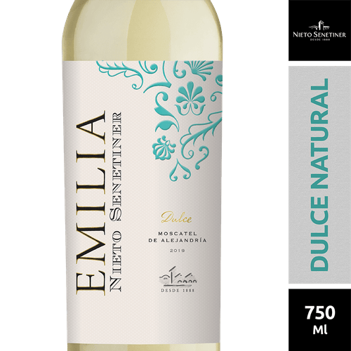 Vino Blanco Emilia Nieto Senetiner Dulce Natural 750 Ml.