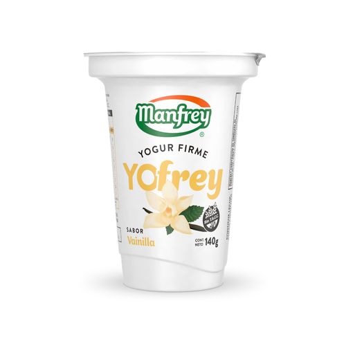 Yogur Entero Firme Manfrey Yofrey vainilla 140 Gr.