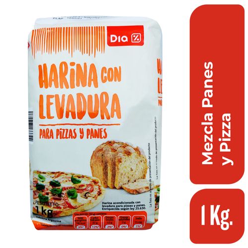 Harina para Pizza y Panes DIA 1 Kg.