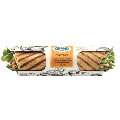 Wrap Caesar Grandwich con Pollo 210 Gr.