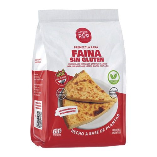 Faina Sin Gluten Natural Pop 210 Gr.