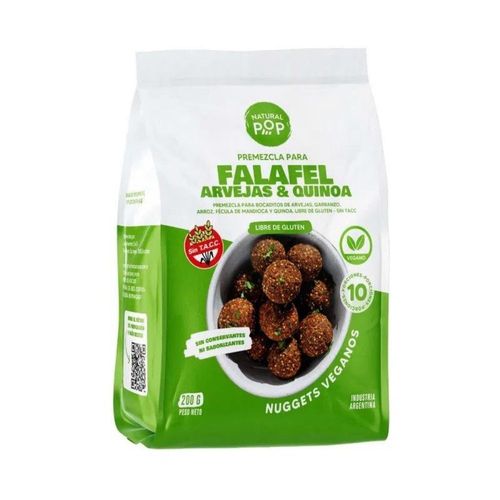 Falafel Arveja Y Quinoa Natural Pop 200 Gr.