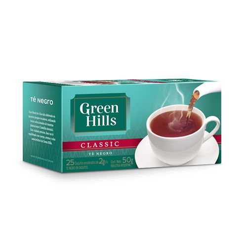 Té en saquitos Green Hills 25 Ud.