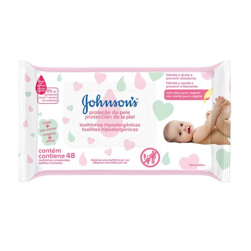 Toallitas Húmedas Para Bebé Johnson & Johnson 48 U.