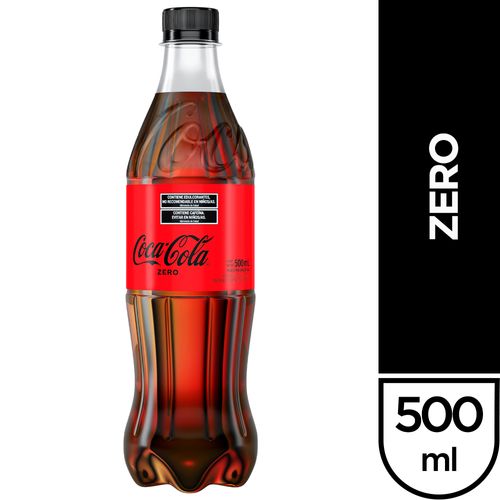 Gaseosa Coca-Cola Zero 500 Ml.