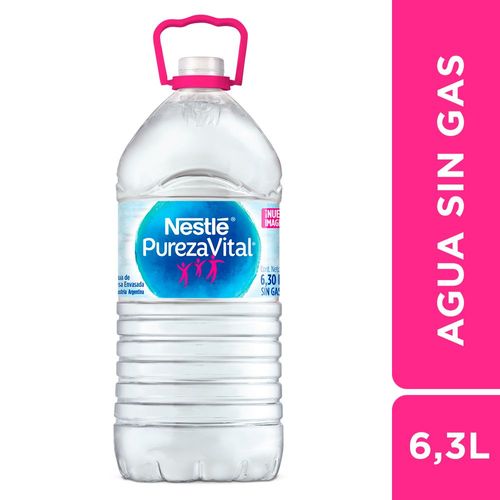 Agua Nestlé Pureza Vital sin gas Bidón 6,3 Lts.