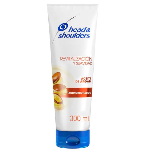 Acondicionador Revitalización y Suavidad Aceite de Argán Dermo - Head & Shoulders 300 Ml.