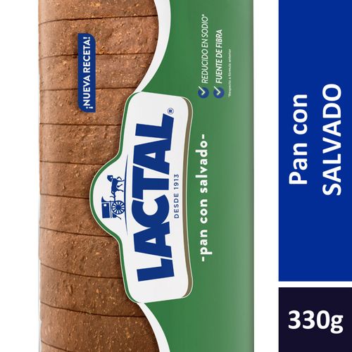 Pan Salvado Lactal 330 Gr.