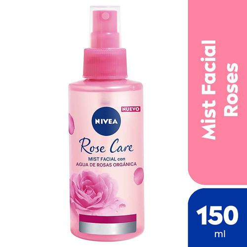 Mist facial refrescante en spray NIVEA Rose Care para todo tipo de piel 150 Ml.