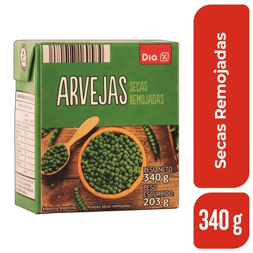 Arvejas Secas Remojadas DIA 340 Gr.