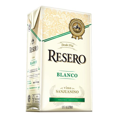 Vino Blanco Resero Brick 1 Lt.