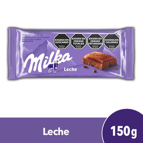 Chocolate Milka Con Leche 150 Gr.