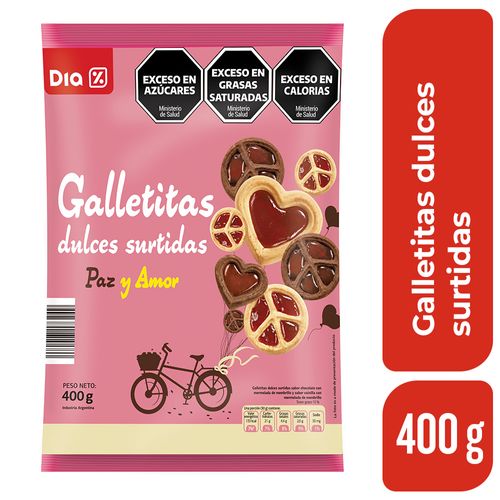 Galletitas DIA Chocolate y Vainilla rellenas de Membrillo 400 Gr.