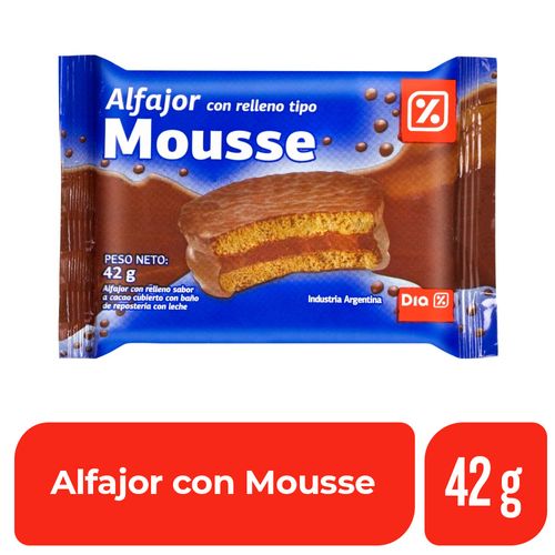 Alfajor Dia Mousse 42 Gr.