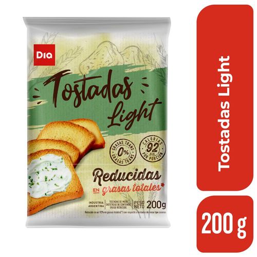 Tostadas Light Dia Gruesas 200 Gr.