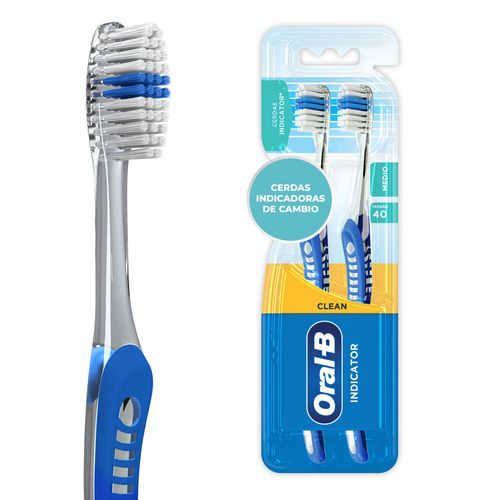 Cepillo Dental Oral-B Clean Indicator 2 Ud.