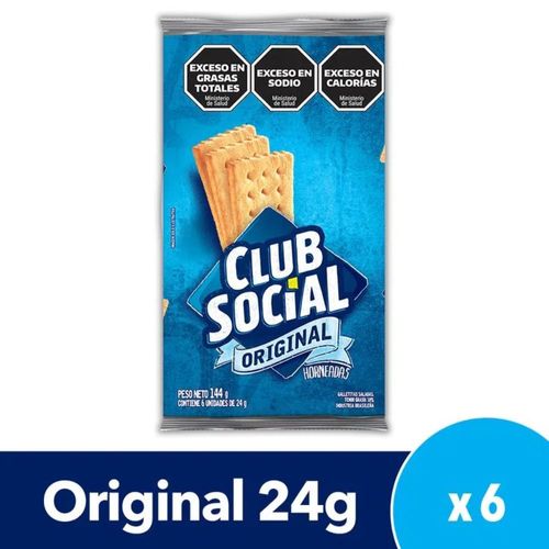 Galletitas Club Social Original x 6 u.