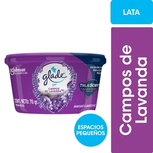 Aromatizante de Ambientes Glade Mini Gel Hogar Lavanda 70 Gr.