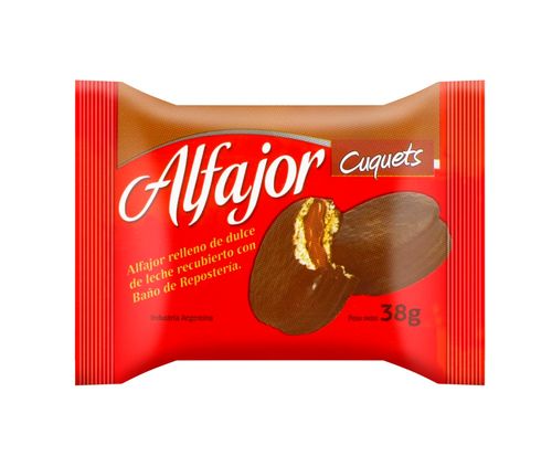 Alfajor Cuquets Chocolate 38 Gr.