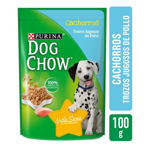 Alimento Para Perros Dow Chow Cachorro Pollo 100 Gr.