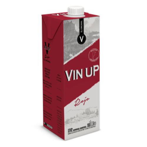 Bebida Alcohólica Vin Up Rojo brik 1 Lt.