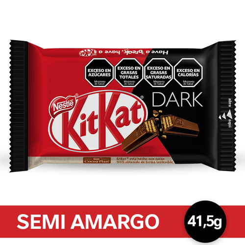 Oblea Dark 4 Fingers Kitkat x 41,5 Gr.