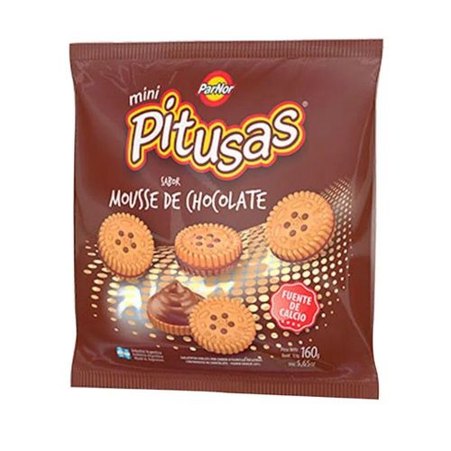 Galletitas Mousse Pitusas 160 Gr