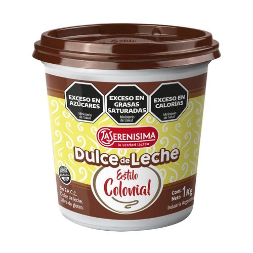 Dulce de Leche Colonial La Serenísima 1 Kg.