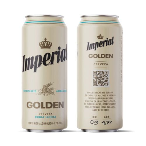 Cerveza Golden Imperial 473 Ml.