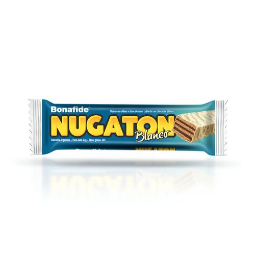 Oblea Nugaton Chocolate Blanco 27 Gr.