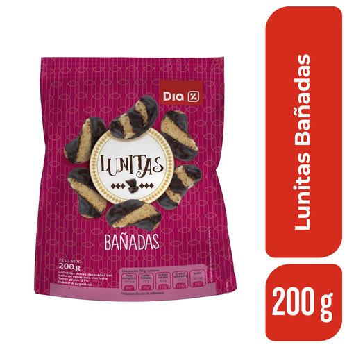 Galletitas Lunitas DIA Bañadas 200 Gr.