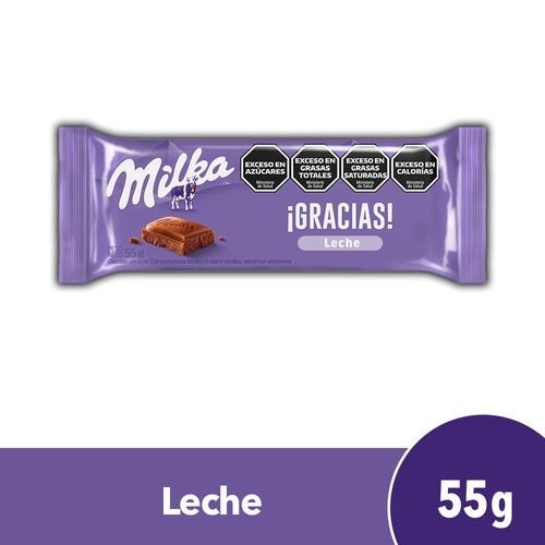 Chocolate Milka Con Leche 55 Gr.